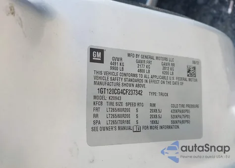 2012 GMC Sierra 2500Hd Sle from USA, damaged, VIN 1GT120CG4CF237342